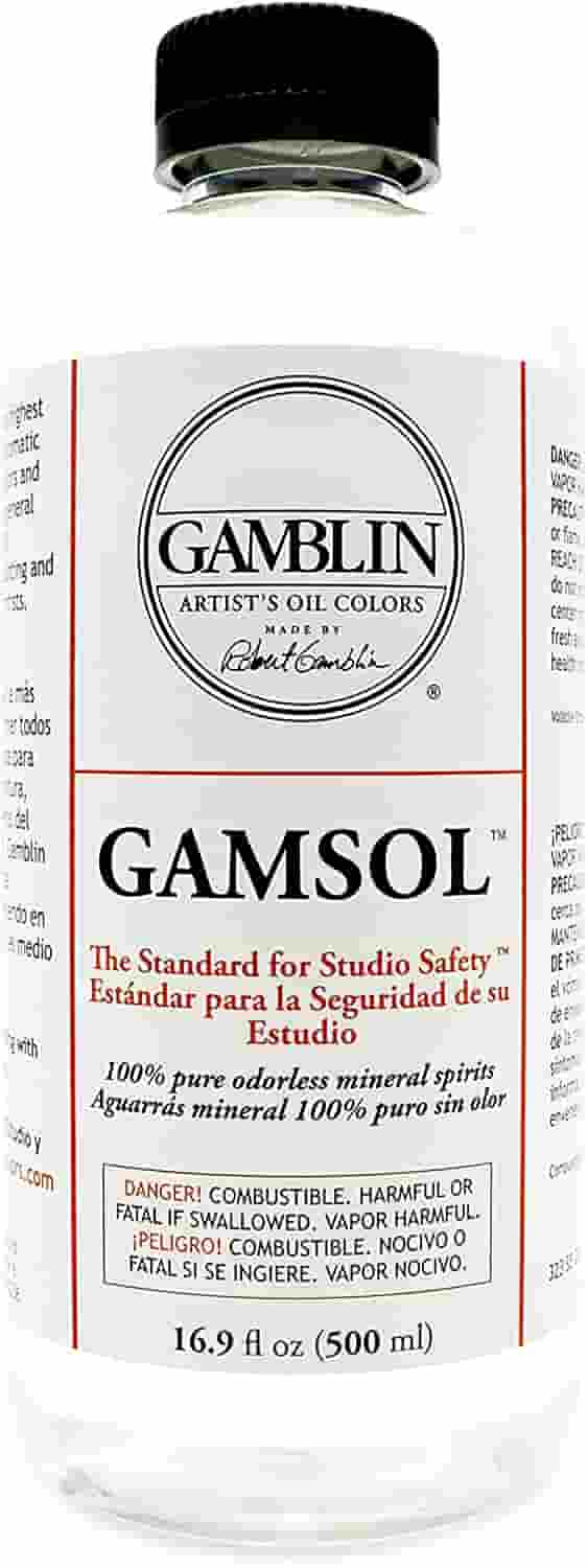 How to remove yellowed varnish from oil paintings - Gablin Gamsol to remove yellowed varmnish