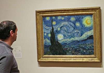 How to tell if a painting is original or print - original painting of starry night