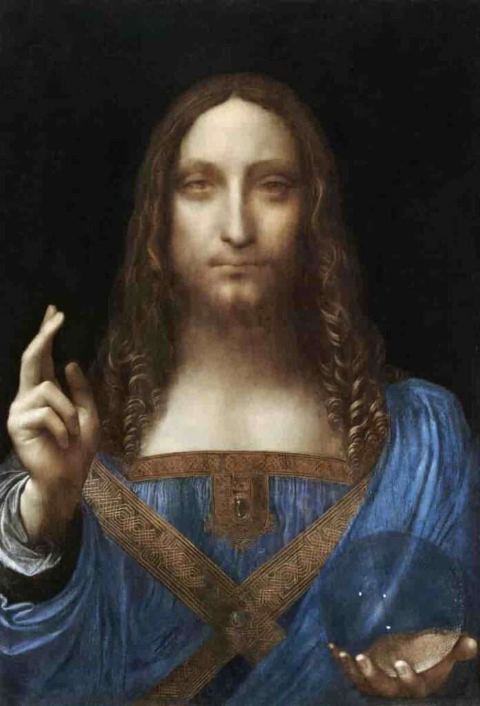 How to spot fake oil paintings- Salvator Mundi (original Oil Painting) 