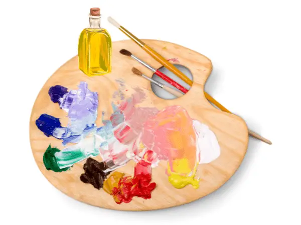 This image represents the role of linseed oil in oil painting